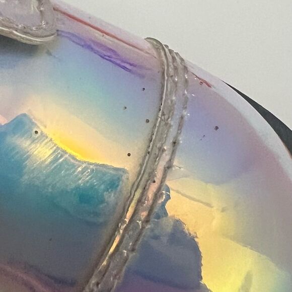 Wonder Nation Iridescent Combat Booties Toddler Sz 4 Moto Techno‎ Comfort Shoes - Picture 13 of 14